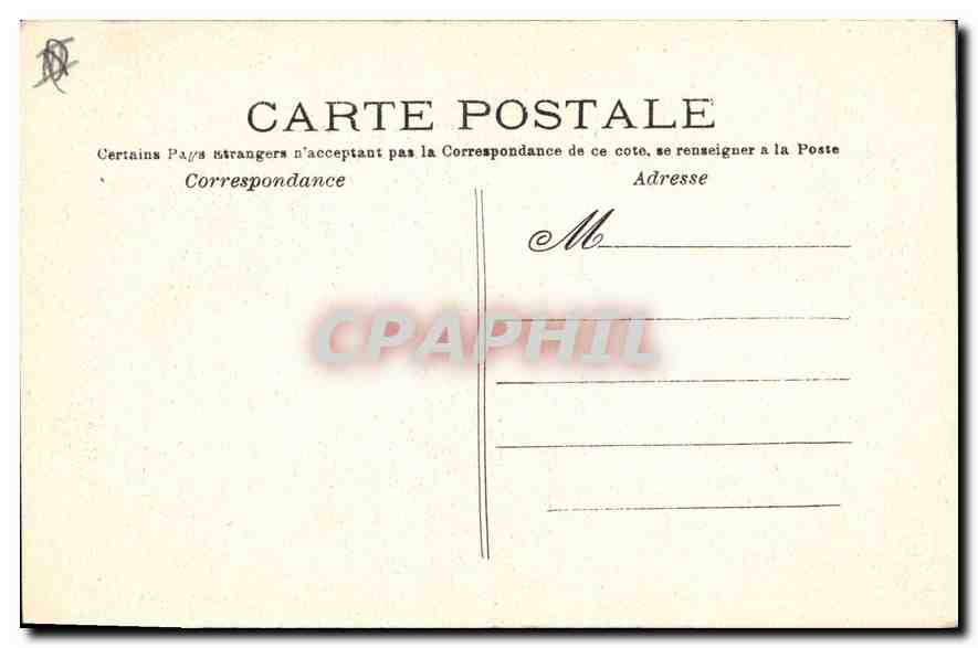 CPA Marseille La Vierge Notre Dame de la Garde  — Rückseite