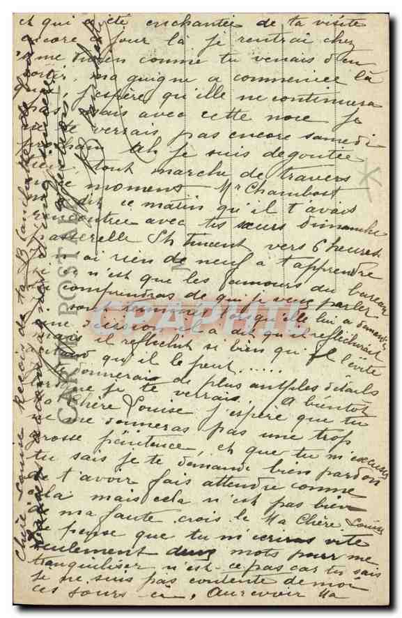 CPA Marseille N D de la Garde  — Rückseite