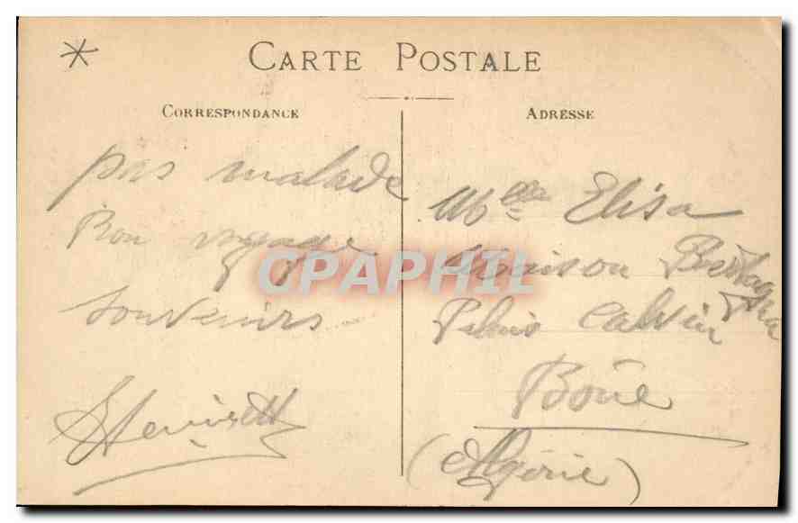 CPA Marseille Notre Dame de la Garde PB  — Rückseite