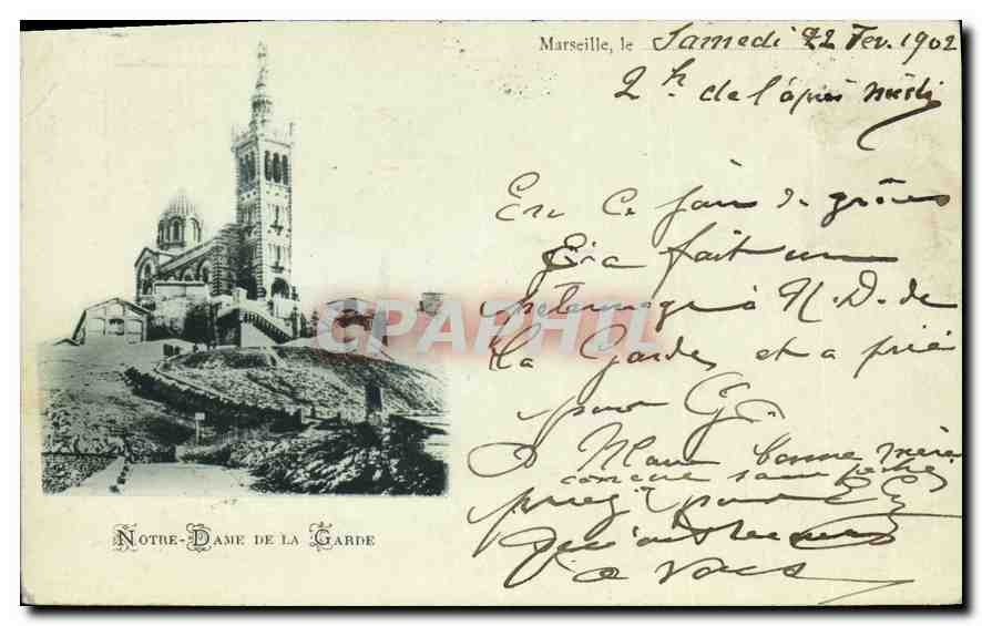 Notre-Dame de la Garde — Marseille — éditeur inconnu, n° de série non visible