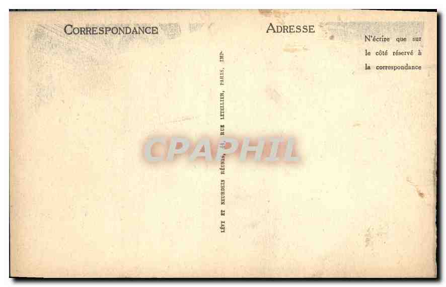 CPA Palais de Fontainebleau La Bibliotheque — Rückseite