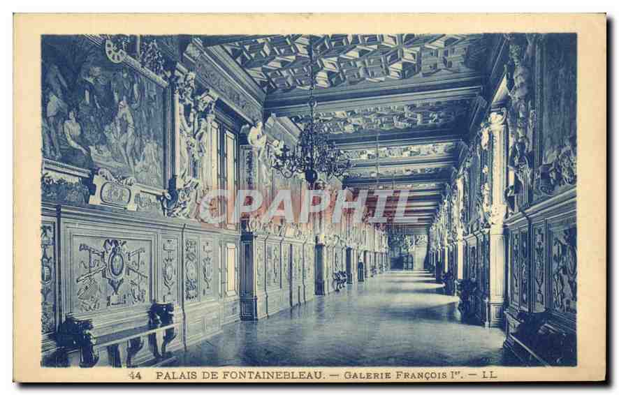 Schloss Fontainebleau — Galerie François Ier — LL