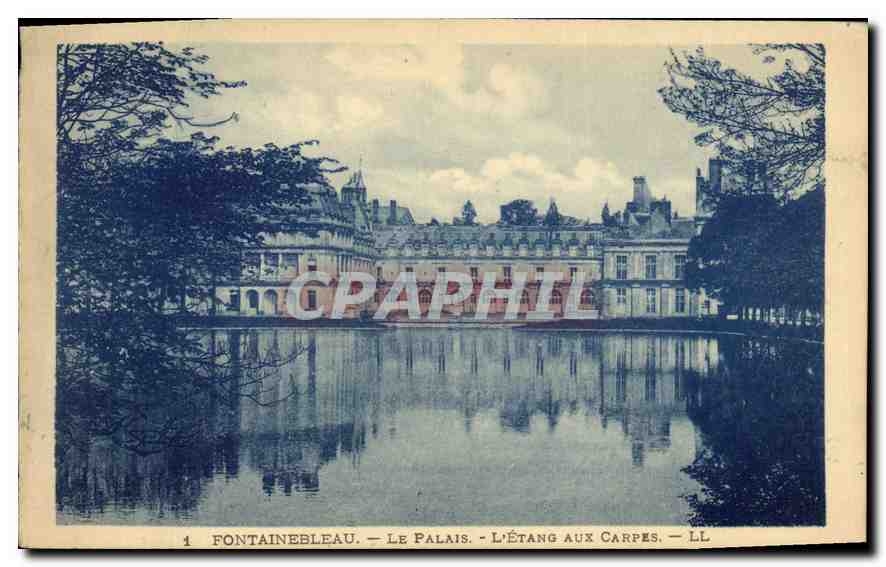 Fontainebleau — Il Palazzo — L'Étang aux Carpe — LL