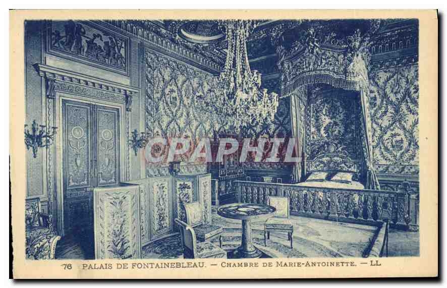 CPA Palais de Fontainebleau Chambre de Marie Antoinette