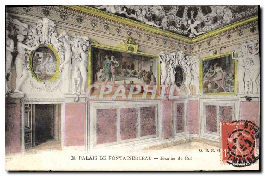 Schloss Fontainebleau — Königstreppe — G. B. N. G. n°38