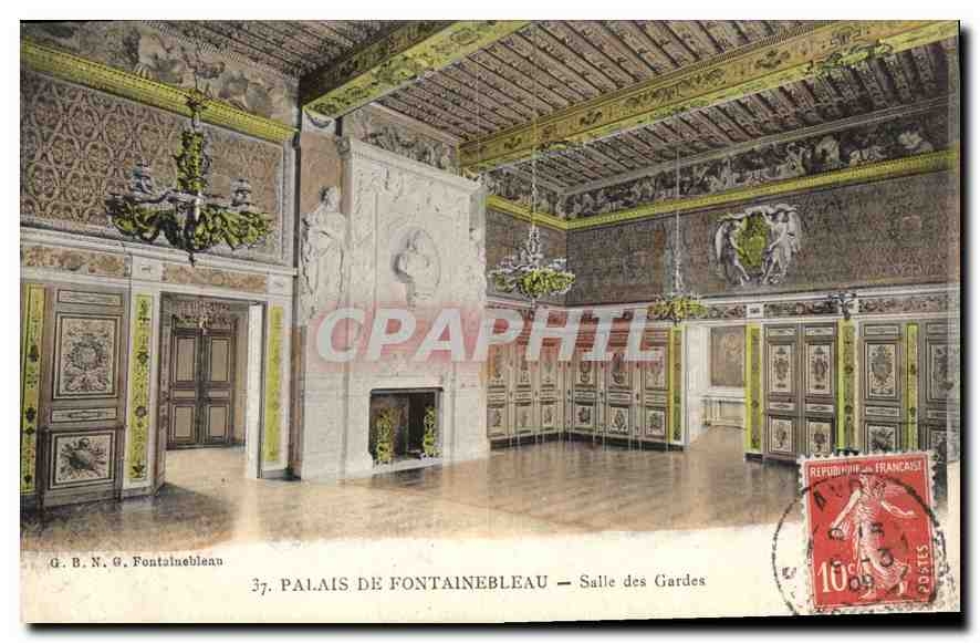 Palais de Fontainebleau — Salle des Gardes — G. B. N. G. Fontainebleau, n°37
