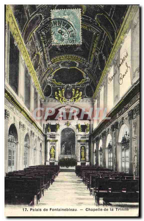 Palais de Fontainebleau — Chapelle de la Trinité — D. Fontainebleau, n°17