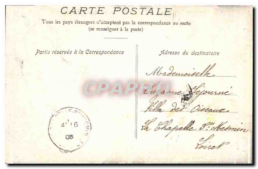 Palais de Fontainebleau — Chapelle de la Trinité — D. Fontainebleau, n°17 — Verso