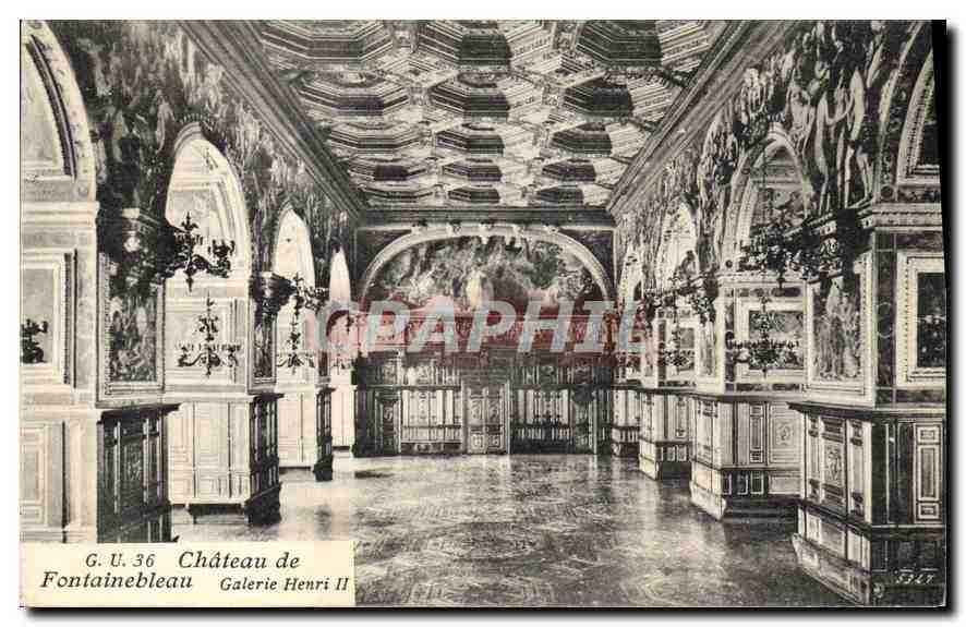 Castello di Fontainebleau — Galleria Henri II — G.U. 36