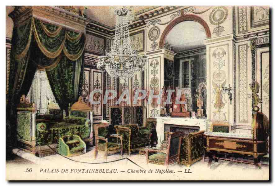 Palacio de Fontainebleau — Habitación de Napoleón — LL. — n°56