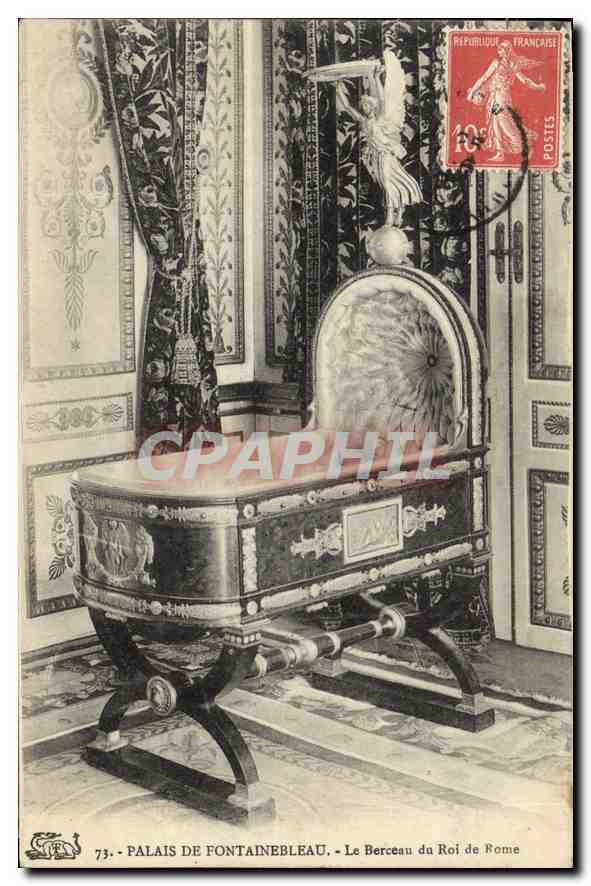 Palace of Fontainebleau — The Cradle of the King of Rome — Unidentified Publisher, No. 73