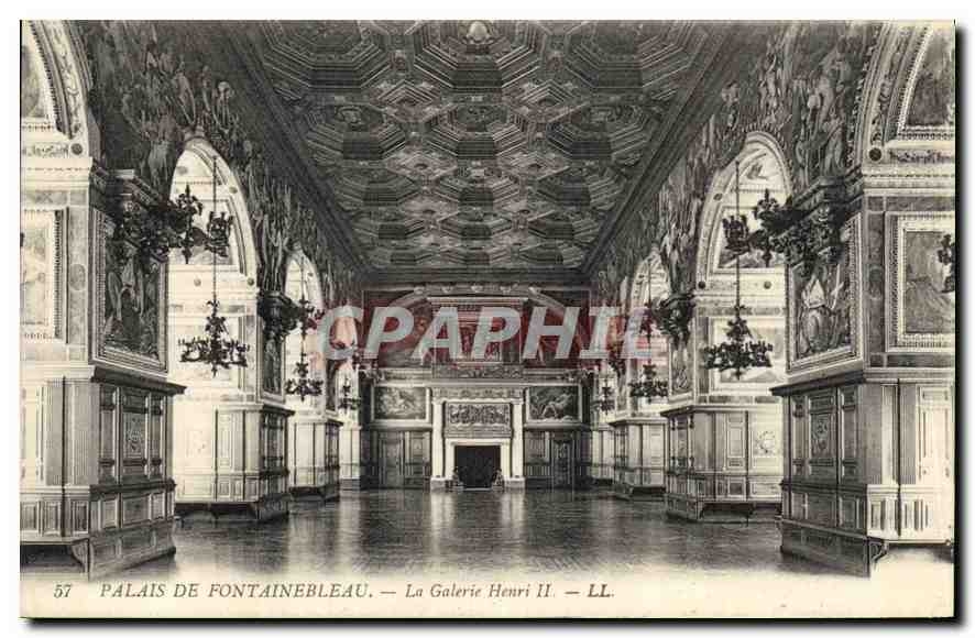 Palais de Fontainebleau — La Galerie Henri II — LL. — n° 57