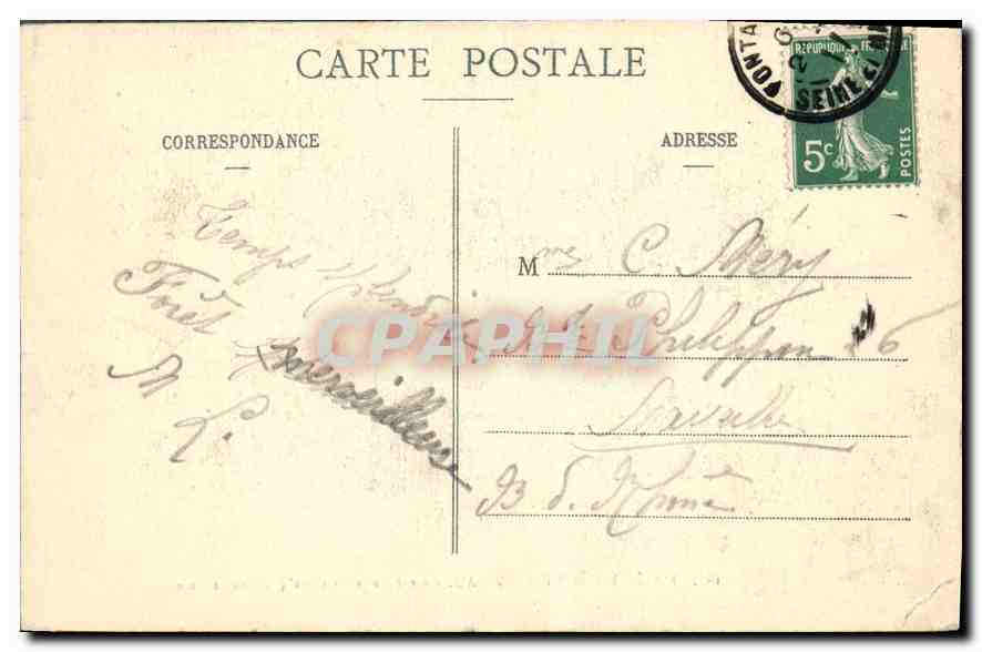 Forêt de Fontainebleau — Grotte aux Cristaux (Rocher St-Germain) — Éditeur non identifié, n° 769 — Verso