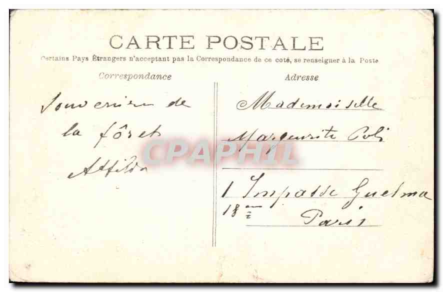 CPA St Germain en Laye Pavillon Henri IV et la Terrasse du Restaurant  — Verso