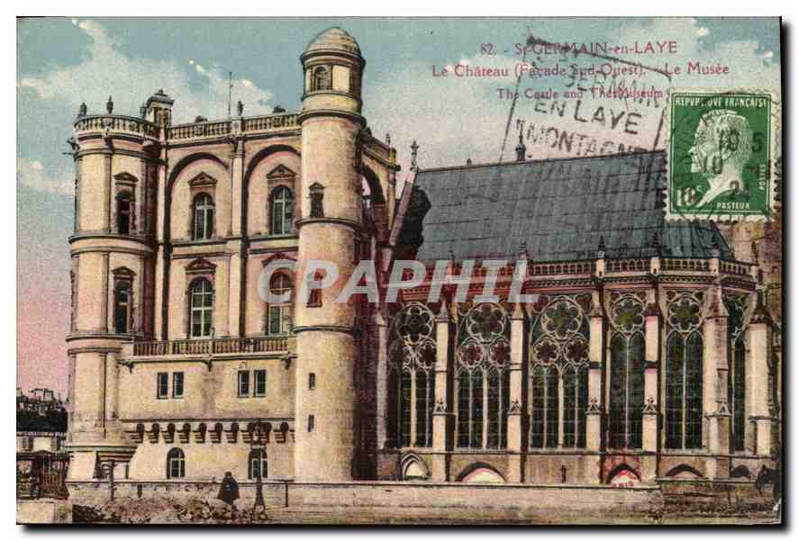 Saint-Germain-en-Laye — Le Château (Facon Sud-Ouest) et Le Musée — Imp. phot. 'L'Abbé' Paris
