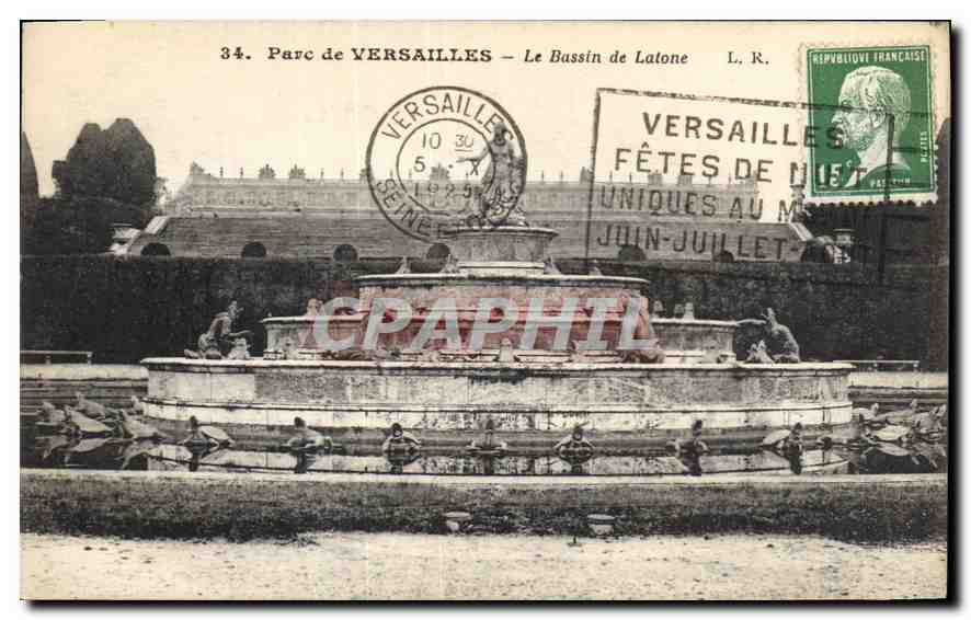 CPA Parc de Versailles Le Bassin de Latone 
