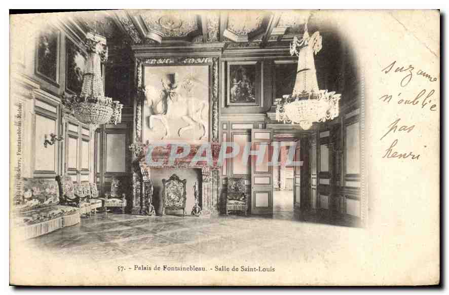 CPA Palais de Fontainebleau Salle de Saint Louis