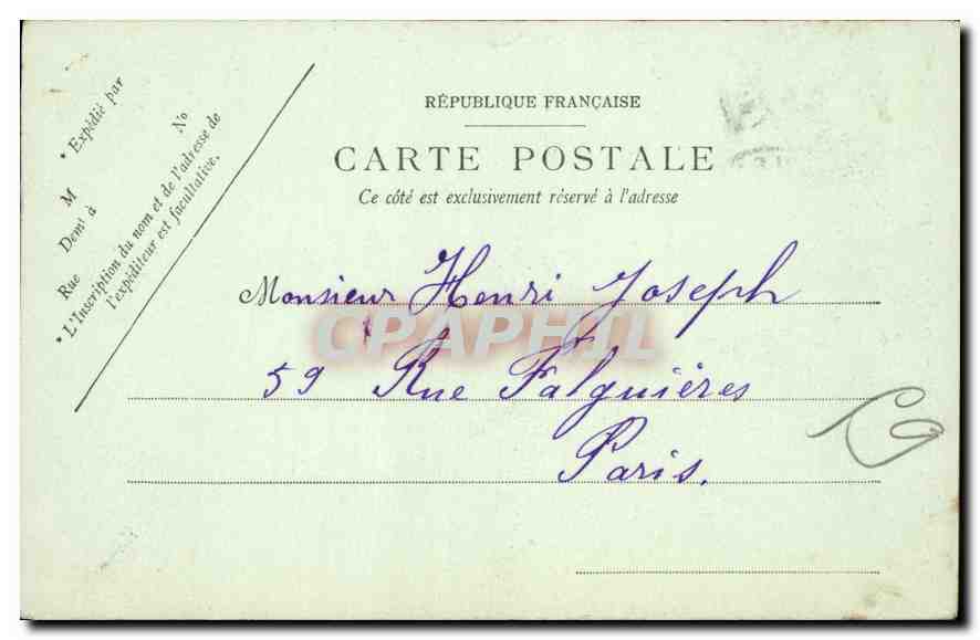 Fontainebleau — La Forêt — La Fontaine Isabelle — LL. — n°196 — Verso