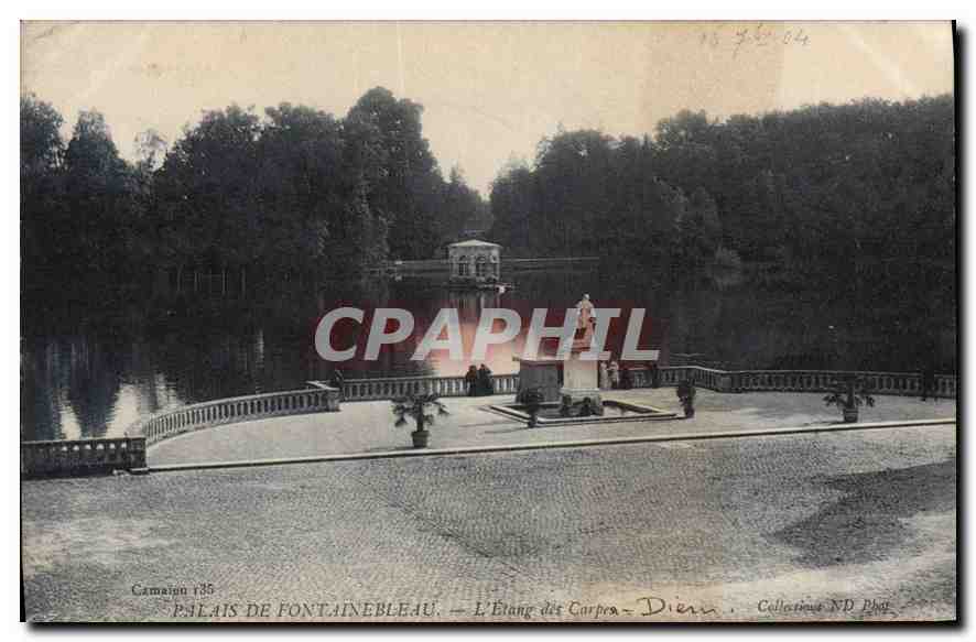 Paleis van Fontainebleau — Het Karpersmeer — Diéou, Collectie ND. Fot.
