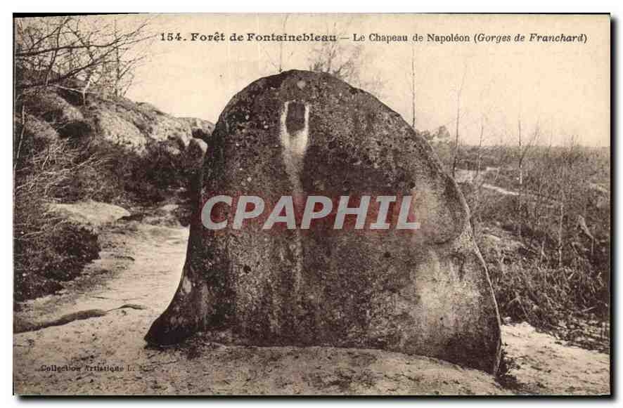 Forêt de Fontainebleau — Le Chapeau de Napoléon (Gorges de Franchard) — Collection Artistique L. MENARD