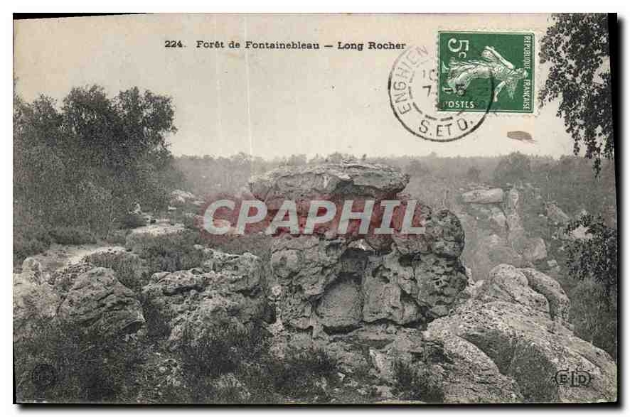 Forêt de Fontainebleau — Long Rocher — Éditeur EID, n° 224