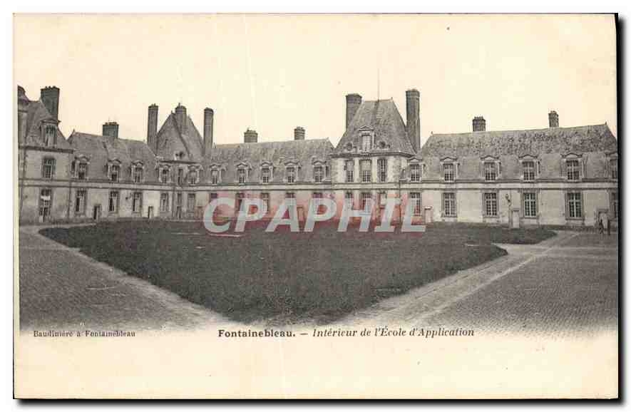 Fontainebleau — Innenraum der École d'Application — Baudrimière in Fontainebleau