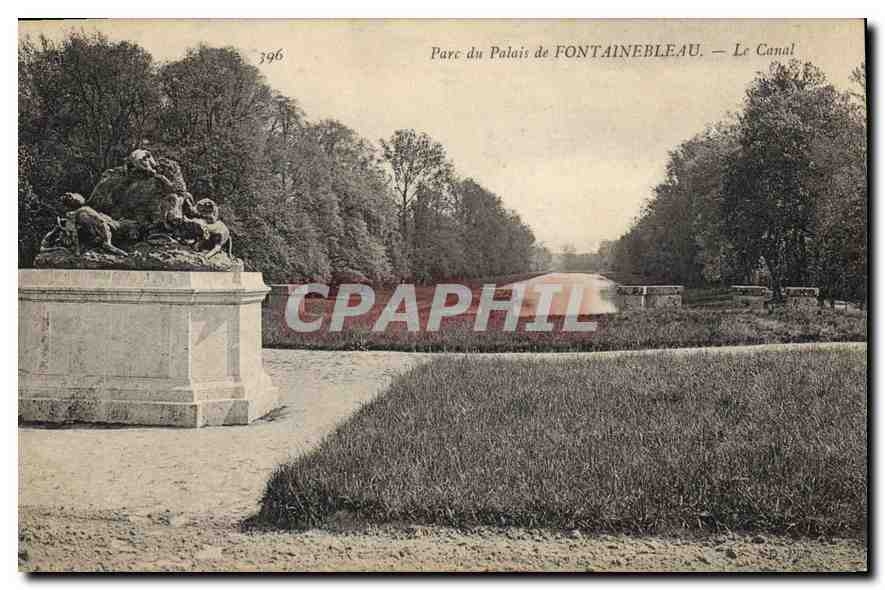 Park van het Paleis van FONTAINEBLEAU — Het Kanaal — n° 396