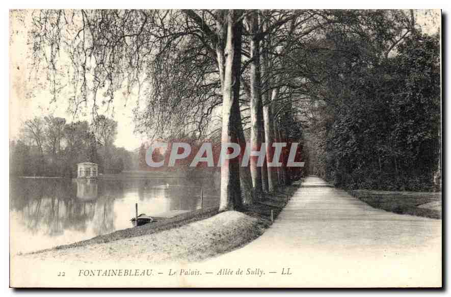 Fontainebleau — Le Palais — Allée de Sully — LL