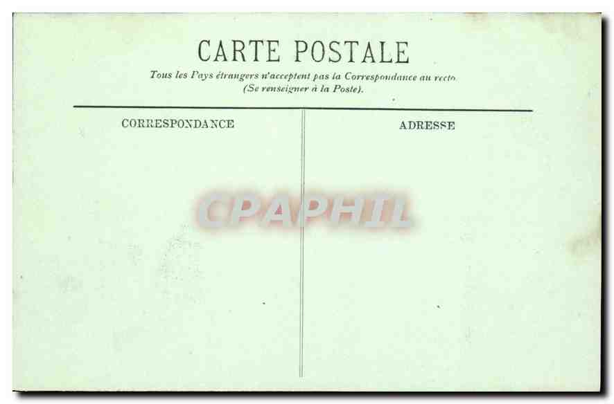Fontainebleau — Le Palais — Allée de Sully — LL — Verso