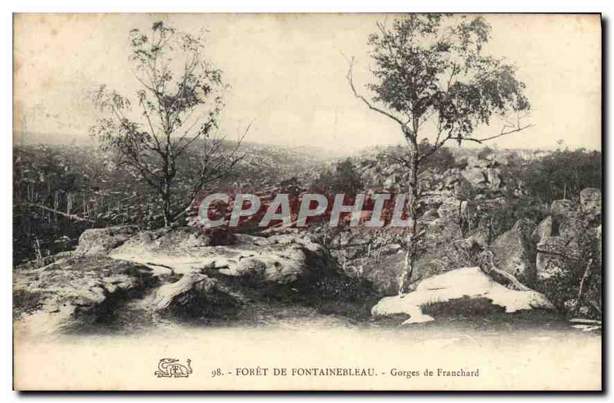 Forêt de Fontainebleau — Gorges de Franchard — CPAPHIL n°98