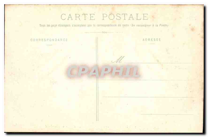 Forêt de Fontainebleau — Gorges de Franchard — CPAPHIL n°98 — Verso