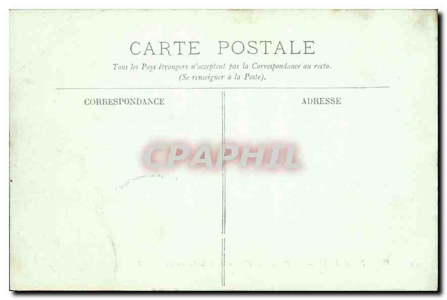 Fontainebleau — Le Palais — L'Avenue de la Héronnière — LL. — Verso