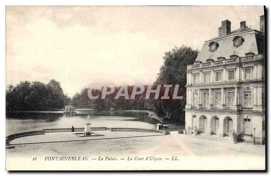Fontainebleau — Il Palazzo — La Cour d'Ulysse — LL. — n°21