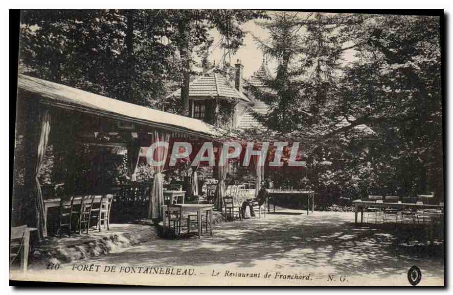 Forêt de Fontainebleau — Le Restaurant de Franchard — N.G.