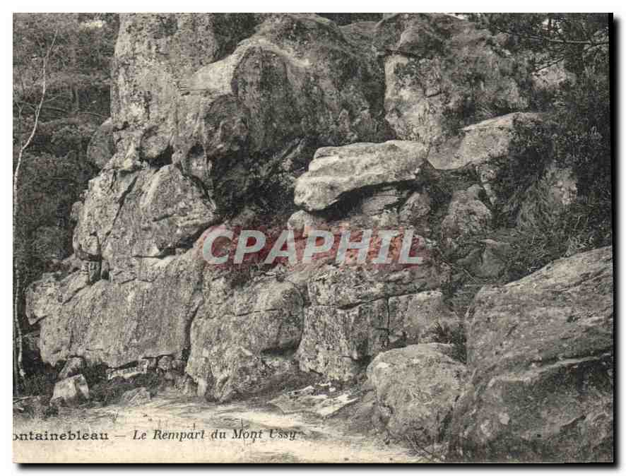 Fontainebleau — Der Mont Ussy-Rampe