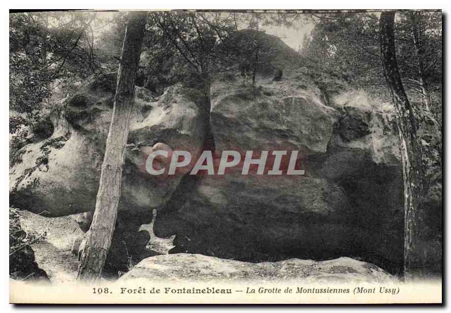 Forêt de Fontainebleau — Die Höhle von Montussiennes (Mont Ussy) — n° 108