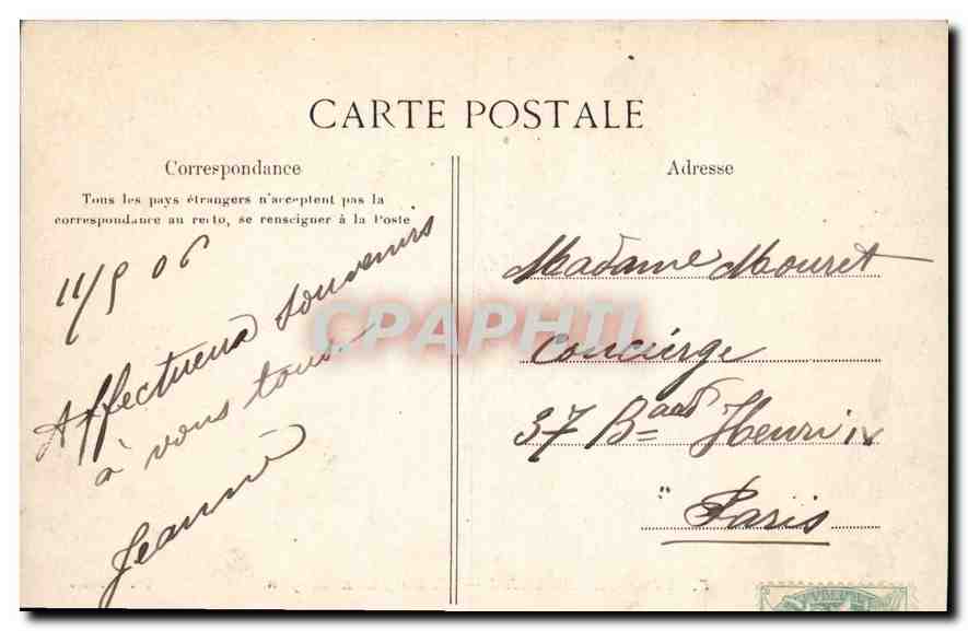 Fontainebleau — L'Étang aux Carpes — E. L. D. — Reverso