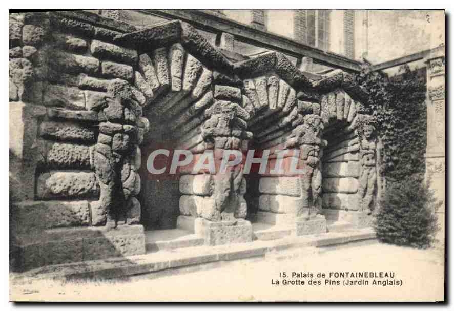 Palazzo di Fontainebleau — La Grotta dei Pini (Giardino Inglese) — serie 15