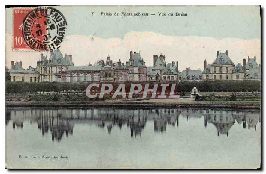 Schloss Fontainebleau — Blick auf den Bréau — Fourcade in Fontainebleau