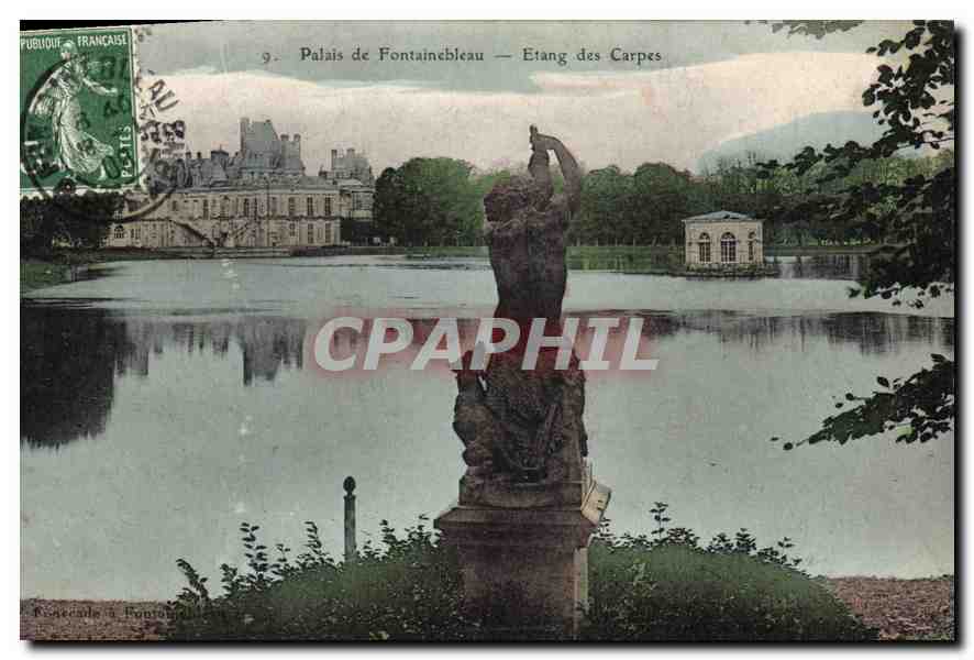 Palais de Fontainebleau — Étang des Carpes — René Cade à Pontonx