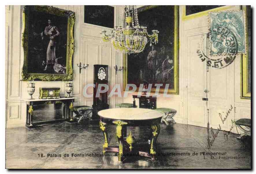 Palais de Fontainebleau — Antichambre des Appartements de l'Empereur — I. D. Fontainebleau