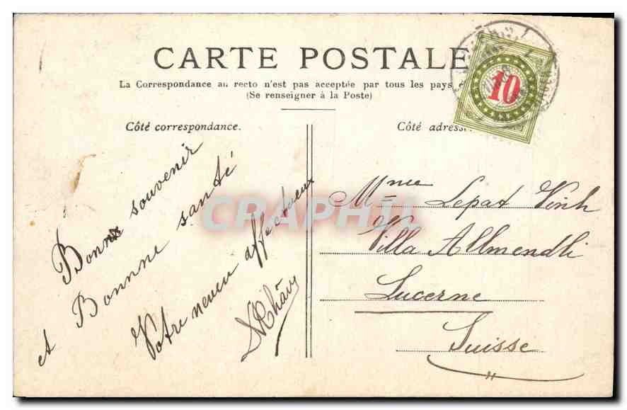 Versailles — Grand-Trianon — éditeur CPAPHIL — Verso