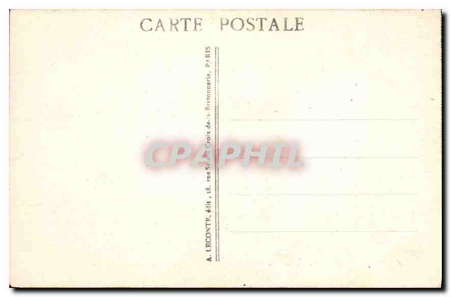 CPA Versailles La Voiture de Sacre de Charles X  — Verso