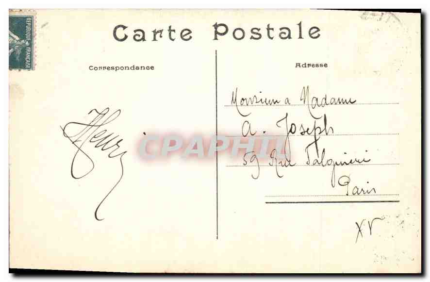 CPA Versailles Bassin d'Apollon Les Grandes Eaux  — Verso