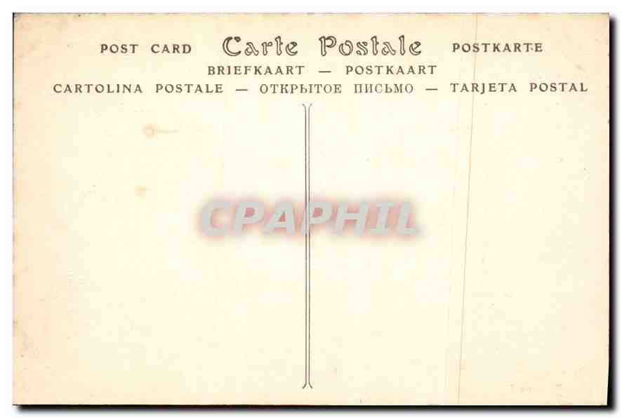 CPA Palais du Petit Trianon Cole du Parc  — Verso