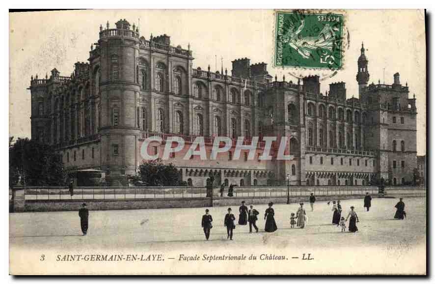 CPA Saint Germain en Laye facade Septentrionale du Chateau 
