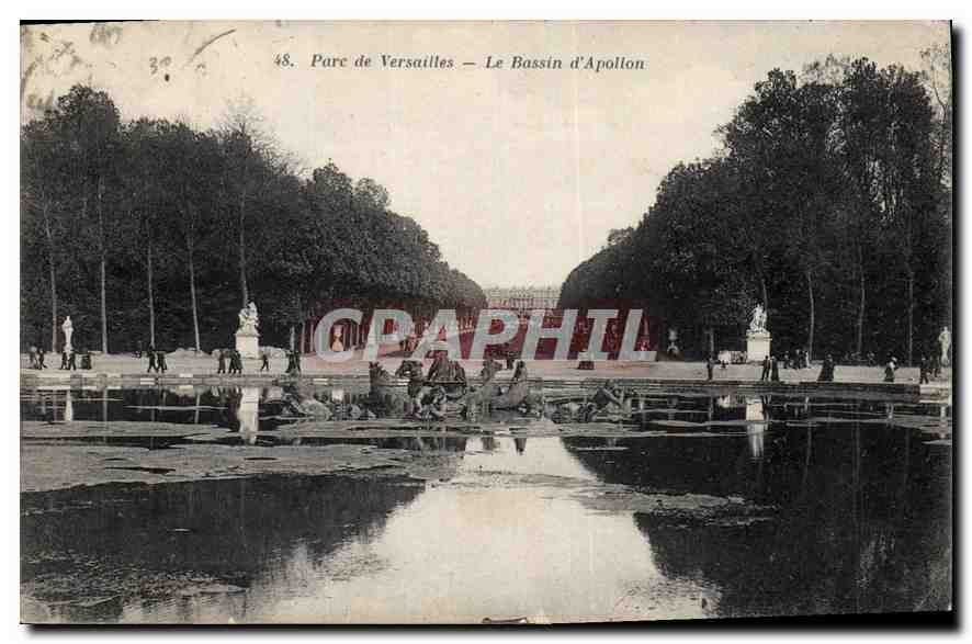 CPA Parc de Versailles Le Bassin d'Apollon 