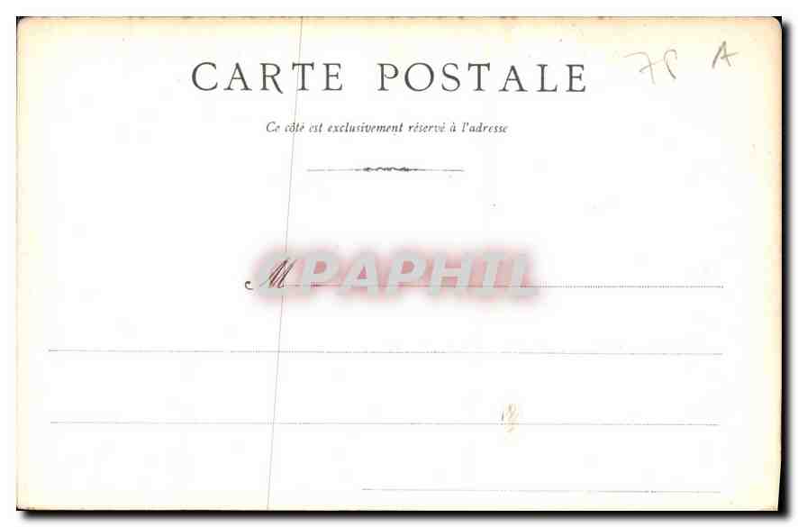 CPA Environs de Paris Bassin de Neptune Versailles  — Verso