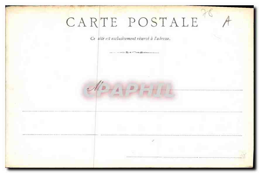 CPA Les Environs de Paris Chambre de Louis XIV Versailles  — Rückseite