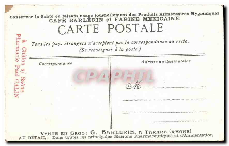 CPA Saint Germain en Laye L'Eglise et la Place  — Verso